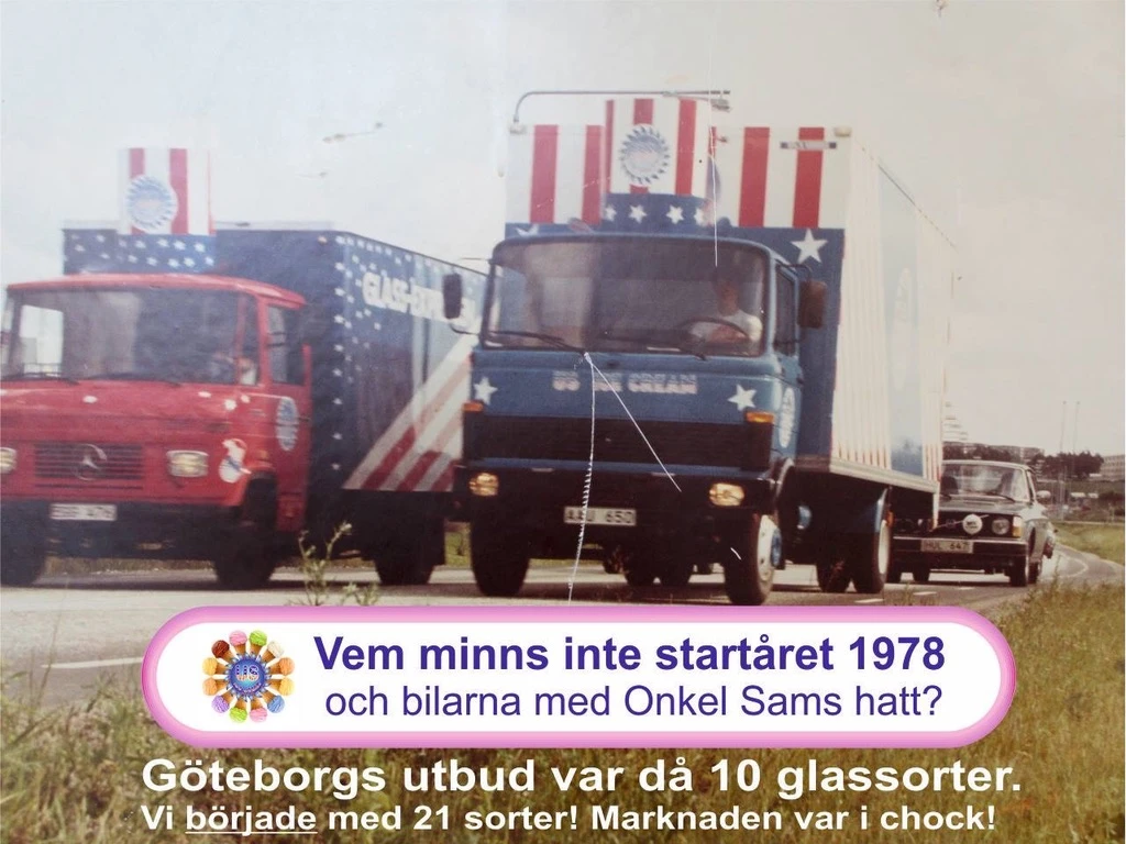 Bilarna med Onkel Sams hatt, 1978